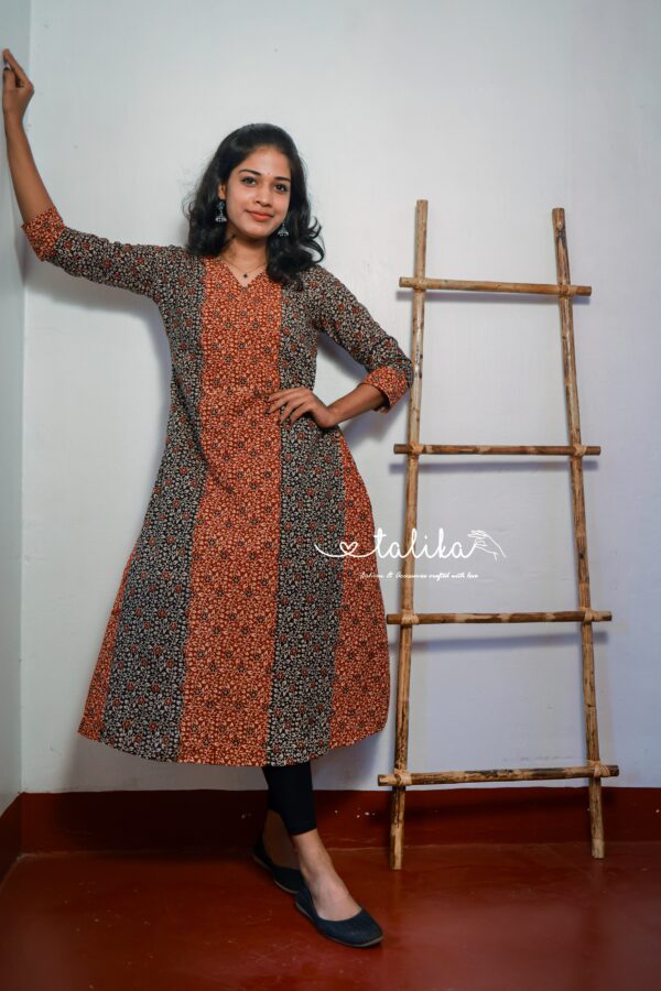 Designer panel cut kurti - Image 4