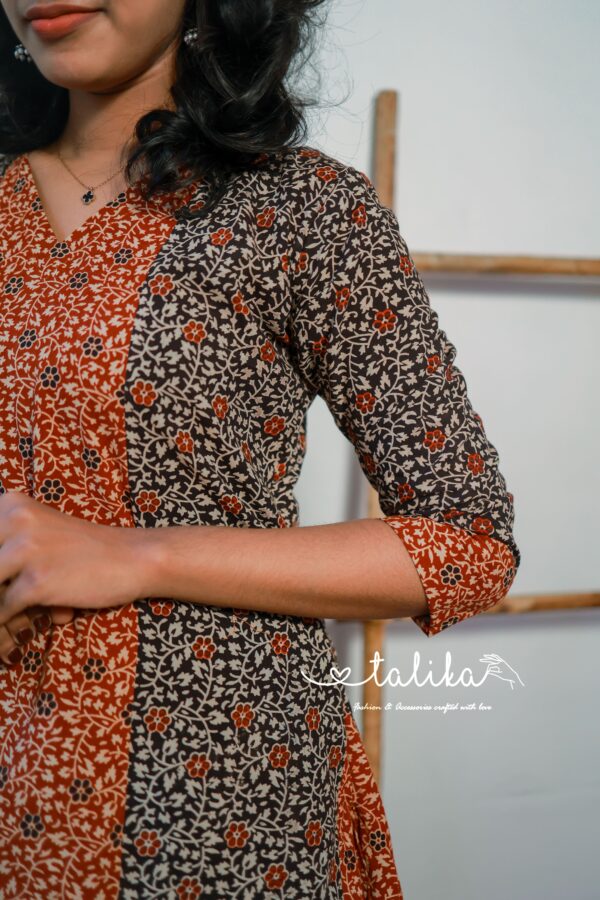 Designer panel cut kurti - Image 2