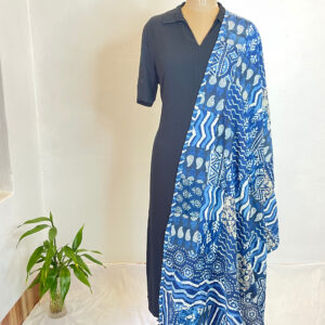 INDIGO Patch work long dupatta