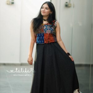 Kantha With Multi Patch Skirt